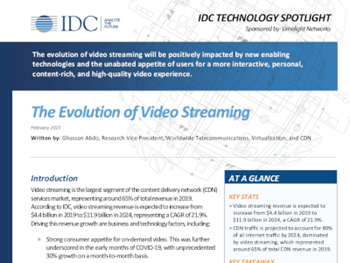 Limelight The Evolution of Video Streaming